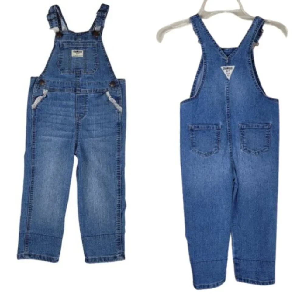 Girls 3T -4 Clothing Bundle NWT Gap, Nike, Spiritual Gangster, Denim Overall Set